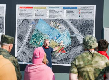 Представители отделений «Юнармии» из 12 регионов России посетили филиал Центра «ВОИН» в Тюменской области