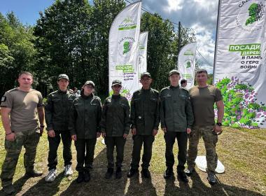 Курсанты камчатского Центра «ВОИН» приняли участие в акции «Сад памяти»