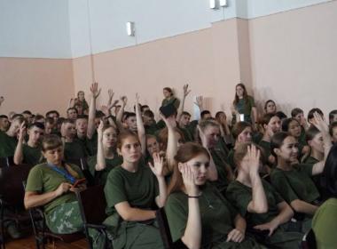 В Центре «ВОИН» перед курсантами выступил спикер Общества «Знание» Сергей Иванов