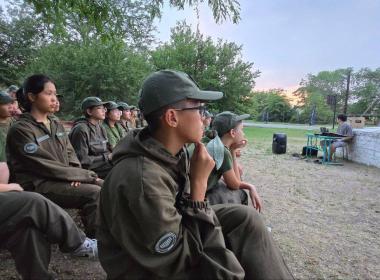 Калмыцкие курсанты встретились с героями СВО