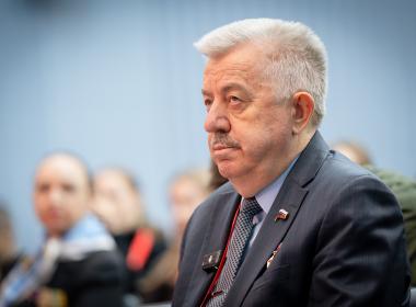 Виктор Водолацкий поделился успешными практиками Центра «ВОИН» с участниками Всероссийского патриотического форума