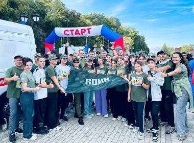 Инструкторы и курсанты Центра «ВОИН» приняли участие в Всероссийском дне бега «Кросс нации»