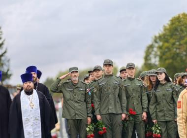 Центр «ВОИН» принял участие в открытии мемориального комплекса бойцам СВО