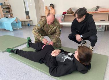 Курсанты совместно с инструкторами Центра «ВОИН» прошли по «По дорогам Победы»